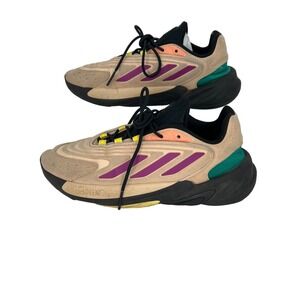 Adidas Ozelia Sneakers Men's 9.5 Beige Purple Chunky Retro Runner